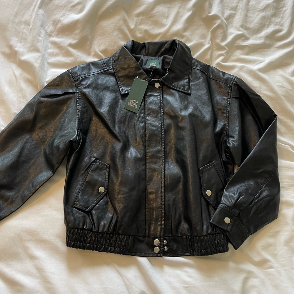 New leather jacket